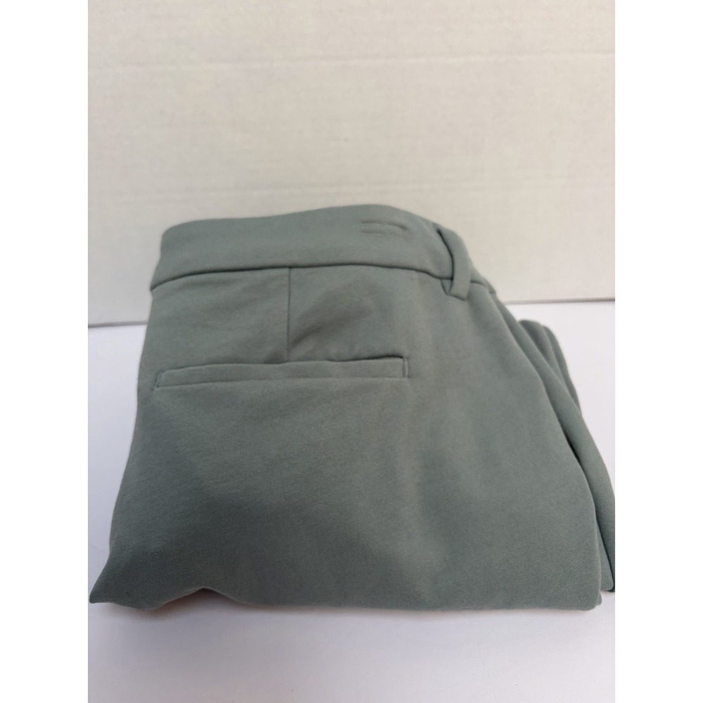 Liverpool Los Angeles Mid-Rise Sage Green Knit Straight Leg Pant Trouser Sz 8/29